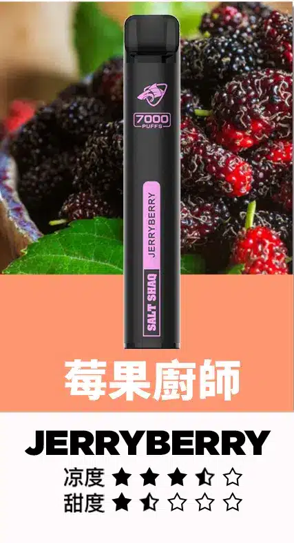 SALT SHAQ 鯊克 7000口拋棄式電子煙|大容量一次性電子菸・多口味高續航正品台灣現貨:圖片 5